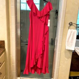 Gorgeous full length red dress by London Times